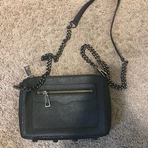 Rebecca Minkoff Matte Black cross body purse